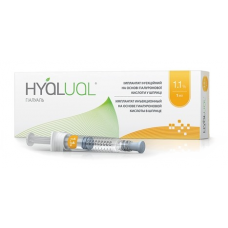 Купить Биоревитализация Hyalual 1,1% - 1, 2 мл от производителя Hyalual